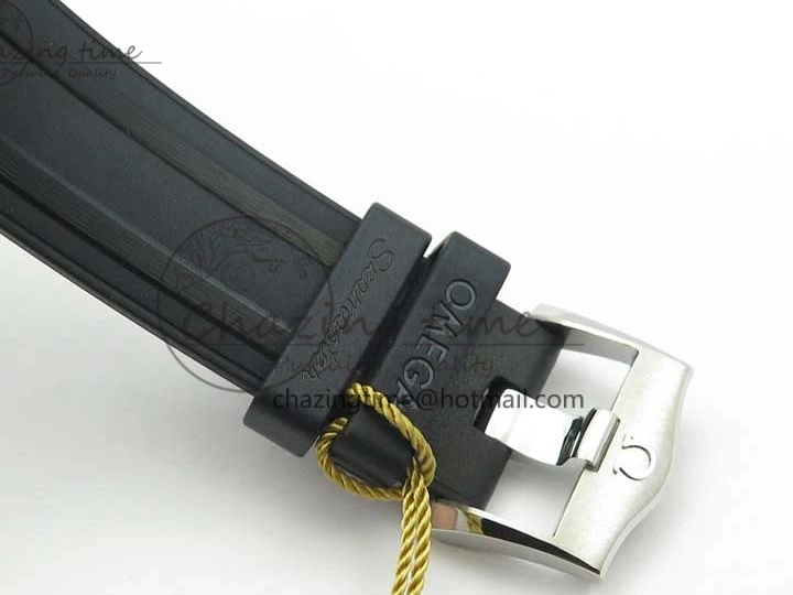 0410 2019 Seamaster Diver 300M OMF Best Edition Black Ceramic White Dial on Black Rubber Strap A WaterResistant 7938